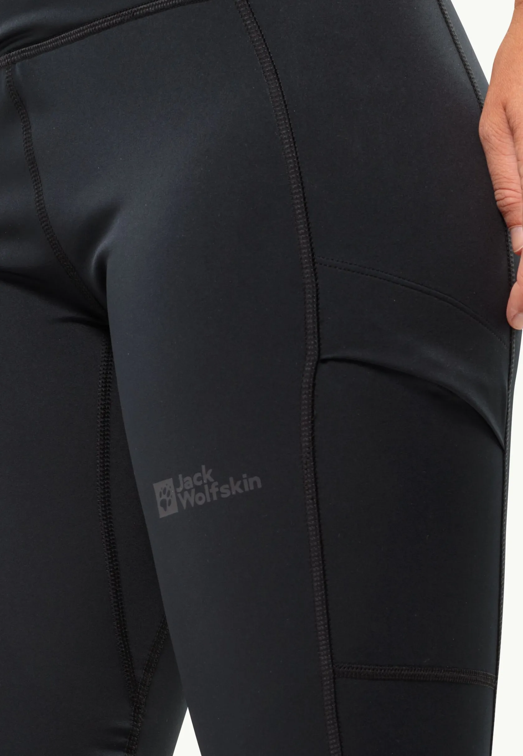 Jack Wolfskin Trekking|Leggings Et Collants-Kammweg Tights W black