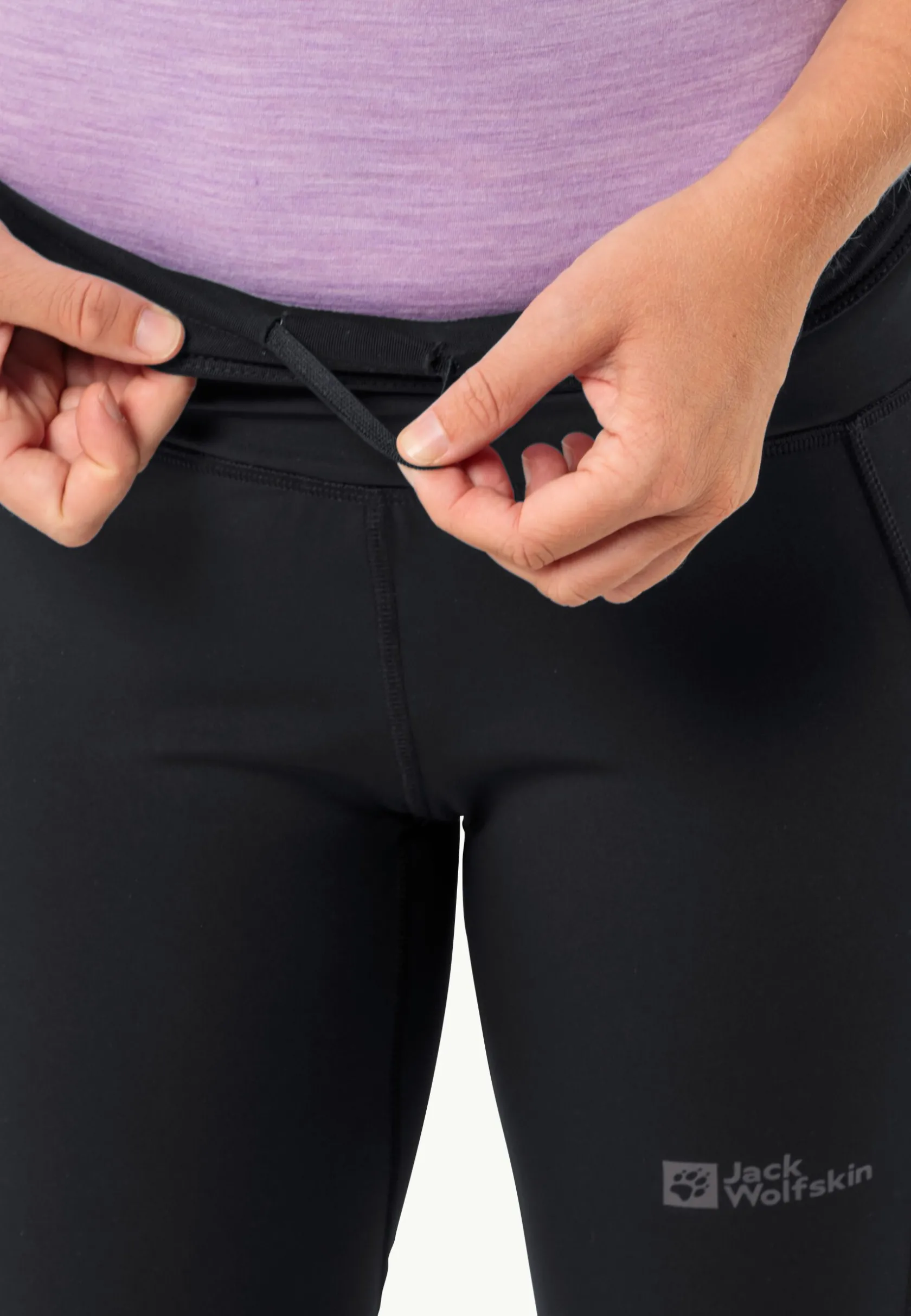 Jack Wolfskin Trekking|Leggings Et Collants-Kammweg Tights W black