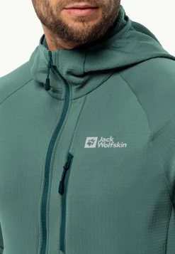 Jack Wolfskin Randonnée|Vestes Intermédiaires-Kolbenberg Hooded Fz M