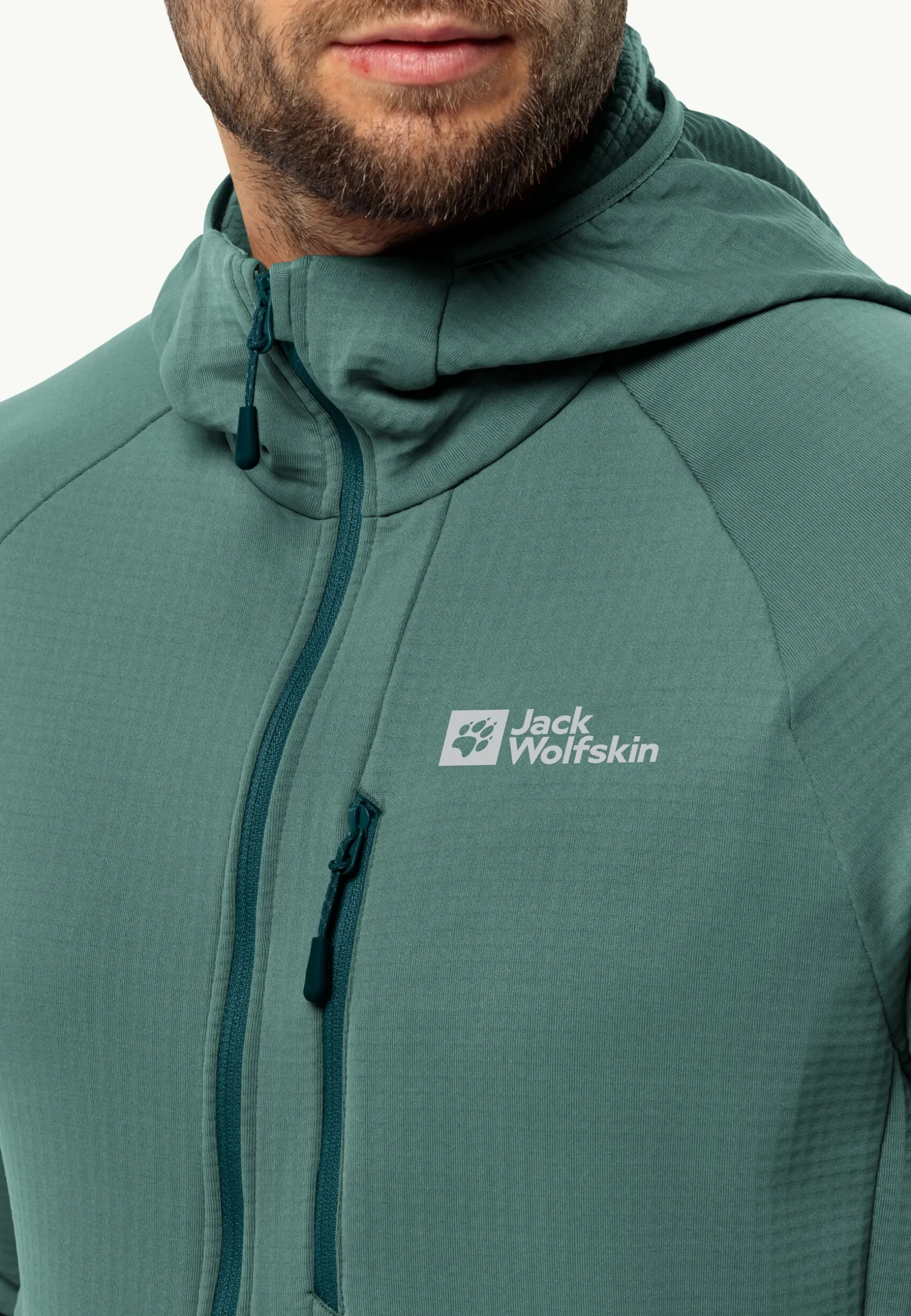 Jack Wolfskin Randonnée|Vestes Intermédiaires-Kolbenberg Hooded Fz M