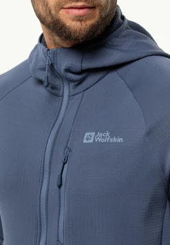 Jack Wolfskin Randonnée|Vestes Intermédiaires-Kolbenberg Hooded Fz M