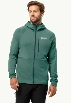 Jack Wolfskin Randonnée|Vestes Intermédiaires-Kolbenberg Hooded Fz M