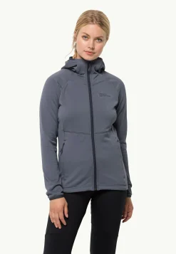 Jack Wolfskin Randonnée|Polaire-Kolbenberg Hooded Fz W