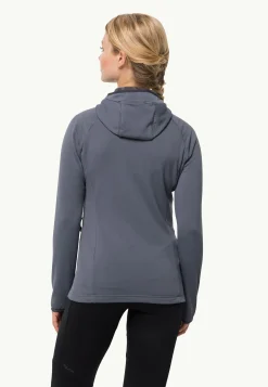 Jack Wolfskin Randonnée|Polaire-Kolbenberg Hooded Fz W