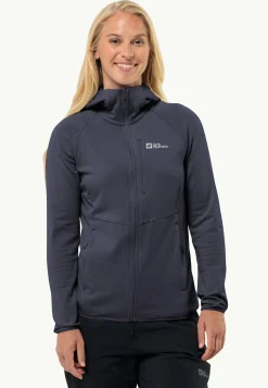 Jack Wolfskin Randonnée|Polaire-Kolbenberg Hooded Fz W
