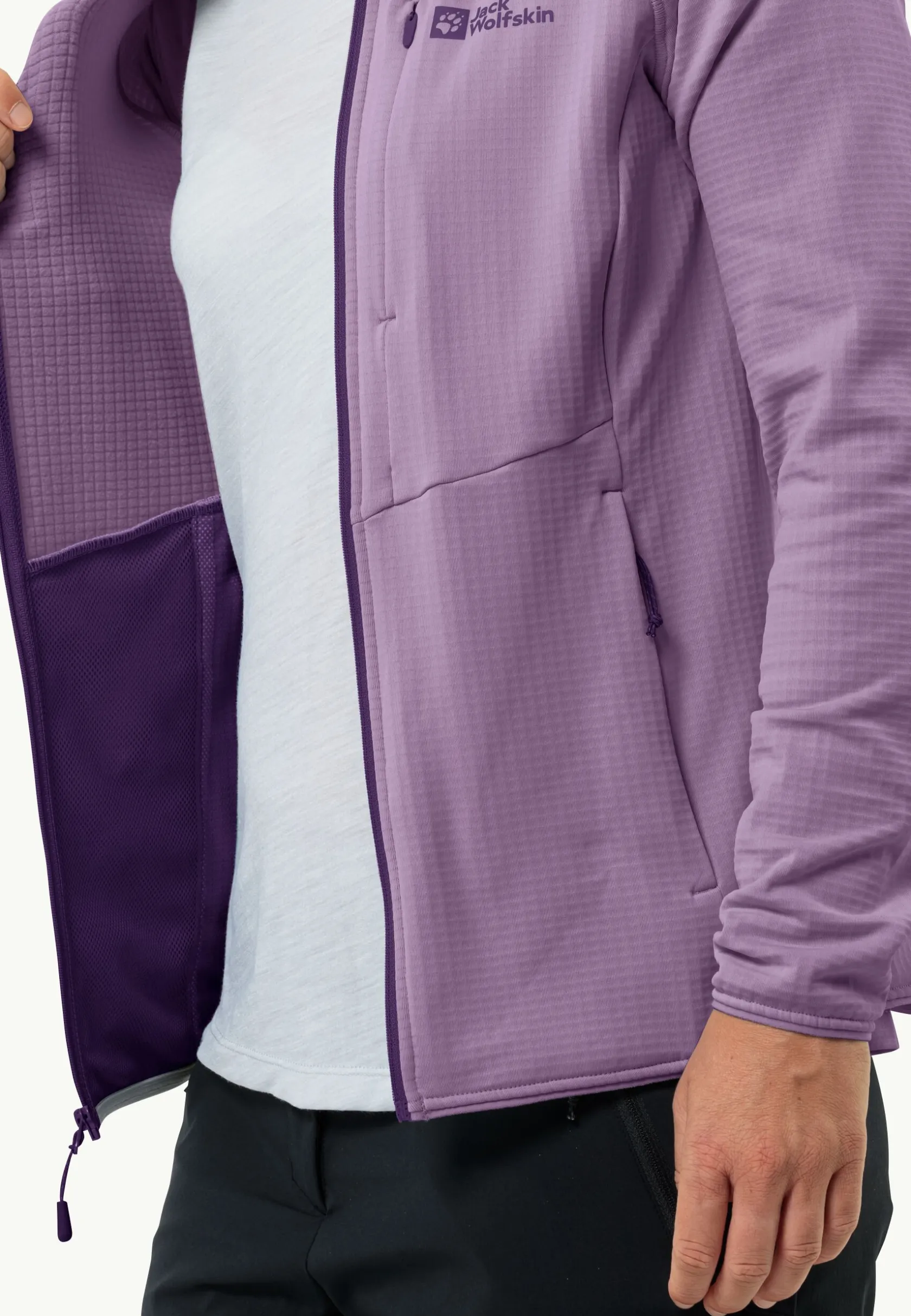 Jack Wolfskin Randonnée|Polaire-Kolbenberg Hooded Fz W