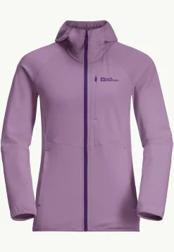 Jack Wolfskin Randonnée|Polaire-Kolbenberg Hooded Fz W