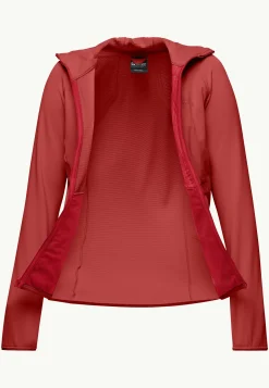 Jack Wolfskin Randonnée|Polaire-Kolbenberg Hooded Fz W