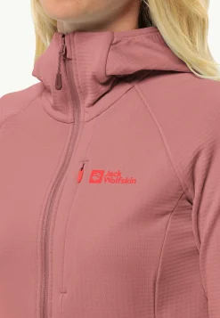 Jack Wolfskin Randonnée|Polaire-Kolbenberg Hooded Fz W