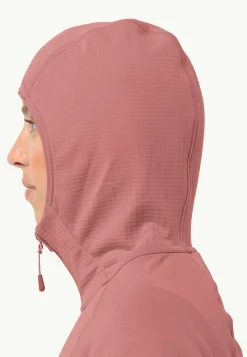 Jack Wolfskin Randonnée|Polaire-Kolbenberg Hooded Fz W