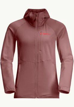Jack Wolfskin Randonnée|Polaire-Kolbenberg Hooded Fz W