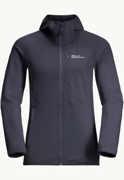 Jack Wolfskin Randonnée|Polaire-Kolbenberg Hooded Fz W