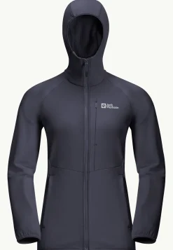 Jack Wolfskin Randonnée|Polaire-Kolbenberg Hooded Fz W
