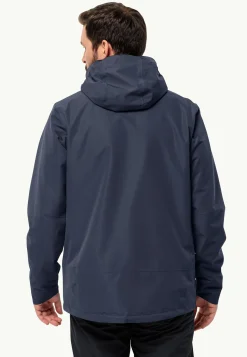 Jack Wolfskin Randonnée|Vestes Intermédiaires-Luntal 3in1 Jkt M