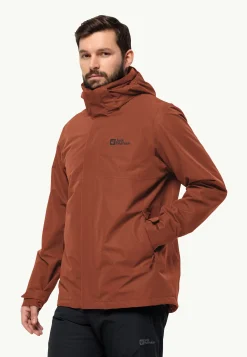Jack Wolfskin Randonnée|Vestes Intermédiaires-Luntal 3in1 Jkt M
