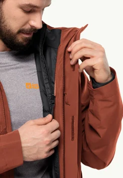 Jack Wolfskin Randonnée|Vestes Intermédiaires-Luntal 3in1 Jkt M