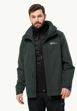 Jack Wolfskin Randonnée|Vestes Intermédiaires-Luntal 3in1 Jkt M