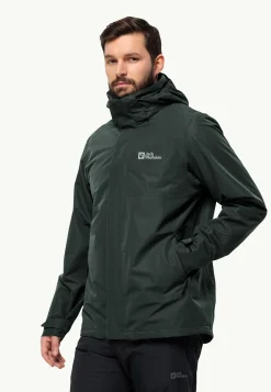 Jack Wolfskin Randonnée|Vestes Intermédiaires-Luntal 3in1 Jkt M