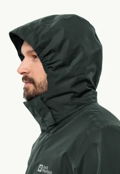Jack Wolfskin Randonnée|Vestes Intermédiaires-Luntal 3in1 Jkt M