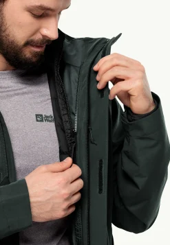 Jack Wolfskin Randonnée|Vestes Intermédiaires-Luntal 3in1 Jkt M
