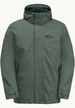 Jack Wolfskin Randonnée|Vestes Intermédiaires-Luntal 3in1 Jkt M