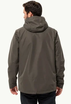 Jack Wolfskin Randonnée|Vestes Intermédiaires-Luntal 3in1 Jkt M