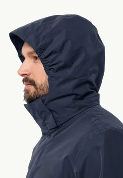 Jack Wolfskin Randonnée|Vestes Intermédiaires-Luntal 3in1 Jkt M