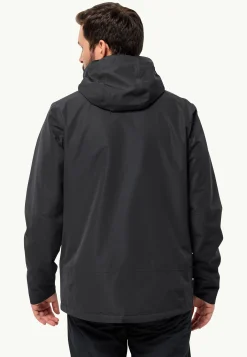 Jack Wolfskin Randonnée|Vestes Intermédiaires-Luntal 3in1 Jkt M