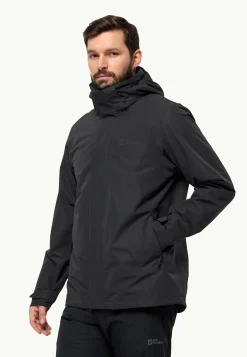 Jack Wolfskin Randonnée|Vestes Intermédiaires-Luntal 3in1 Jkt M