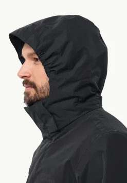Jack Wolfskin Randonnée|Vestes Intermédiaires-Luntal 3in1 Jkt M