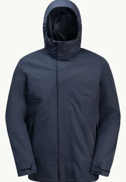 Jack Wolfskin Randonnée|Vestes Intermédiaires-Luntal 3in1 Jkt M