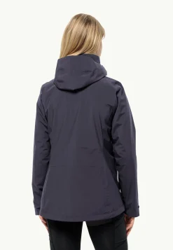 Jack Wolfskin Randonnée|Vestes Intermédiaires-Luntal 3in1 Jkt W
