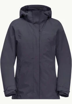 Jack Wolfskin Randonnée|Vestes Intermédiaires-Luntal 3in1 Jkt W