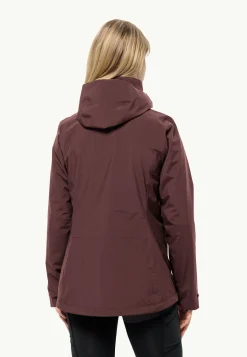 Jack Wolfskin Randonnée|Vestes Intermédiaires-Luntal 3in1 Jkt W