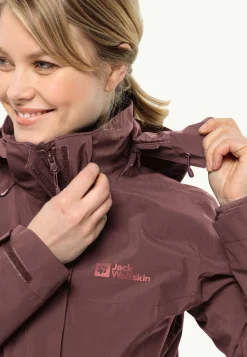 Jack Wolfskin Randonnée|Vestes Intermédiaires-Luntal 3in1 Jkt W