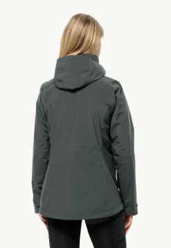 Jack Wolfskin Randonnée|Vestes Intermédiaires-Luntal 3in1 Jkt W