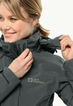 Jack Wolfskin Randonnée|Vestes Intermédiaires-Luntal 3in1 Jkt W