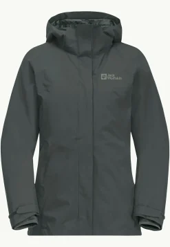 Jack Wolfskin Randonnée|Vestes Intermédiaires-Luntal 3in1 Jkt W