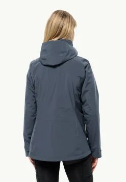 Jack Wolfskin Randonnée|Vestes Intermédiaires-Luntal 3in1 Jkt W
