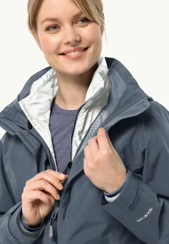 Jack Wolfskin Randonnée|Vestes Intermédiaires-Luntal 3in1 Jkt W