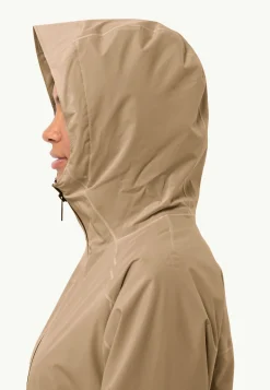 Jack Wolfskin Lifestyle|Vestes Intermédiaires-Mainkai Long Jkt W