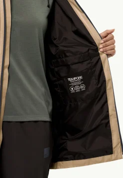Jack Wolfskin Lifestyle|Vestes Intermédiaires-Mainkai Long Jkt W