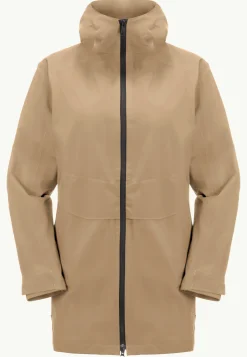 Jack Wolfskin Lifestyle|Vestes Intermédiaires-Mainkai Long Jkt W