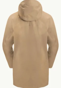 Jack Wolfskin Lifestyle|Vestes Intermédiaires-Mainkai Long Jkt W