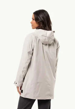 Jack Wolfskin Lifestyle|Vestes Intermédiaires-Mainkai Long Jkt W
