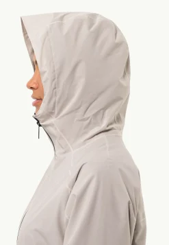 Jack Wolfskin Lifestyle|Vestes Intermédiaires-Mainkai Long Jkt W