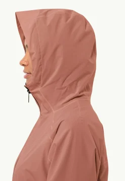 Jack Wolfskin Lifestyle|Vestes Intermédiaires-Mainkai Long Jkt W