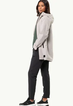 Jack Wolfskin Lifestyle|Vestes Intermédiaires-Mainkai Long Jkt W