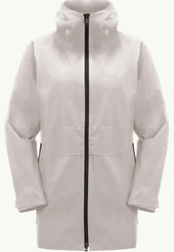 Jack Wolfskin Lifestyle|Vestes Intermédiaires-Mainkai Long Jkt W