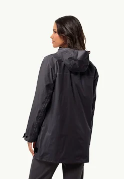 Jack Wolfskin Lifestyle|Vestes Intermédiaires-Mainkai Long Jkt W